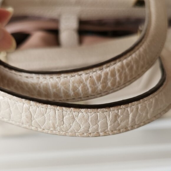 KATE Spade cream beige tote bag purse pebble finish - Picture 12 of 13